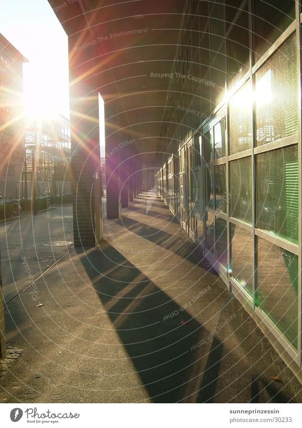 light path Reflection Light Window Glittering Architecture Sun Glass Shadow Corridor