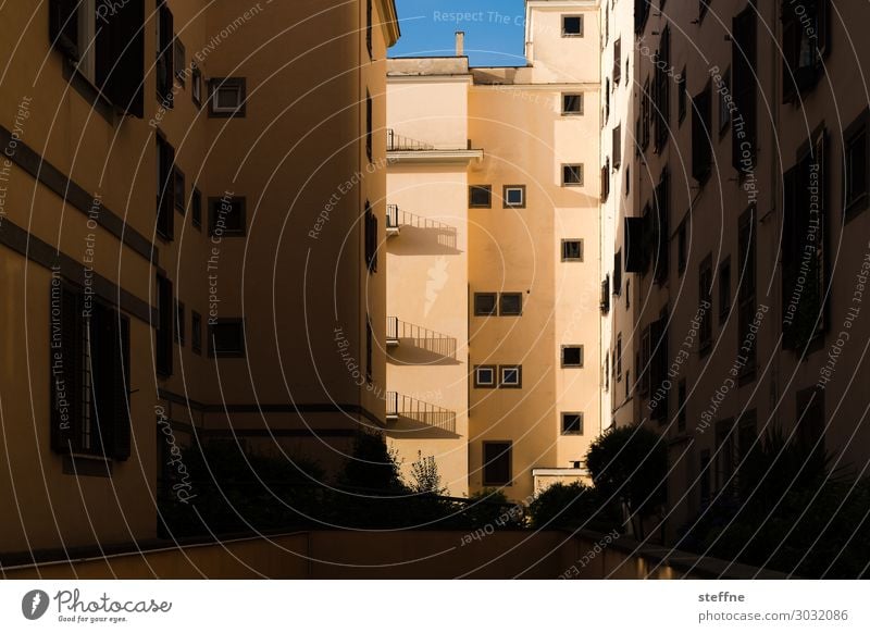 vivere House (Residential Structure) Town Living or residing Housing area Shadow play Rome Italy Morning Beautiful weather Colour photo Structures and shapes