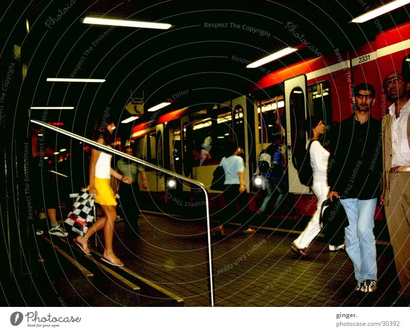 People on the road Human being Transport Movement Dark Mobility In transit Get in Colour photo Underground