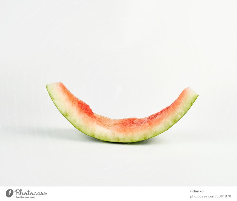 stub of red ripe round watermelon Fruit Nutrition Vegetarian diet Skin Summer Plant Fresh Natural Juicy Green Red White Colour part bite Cut eat empty food