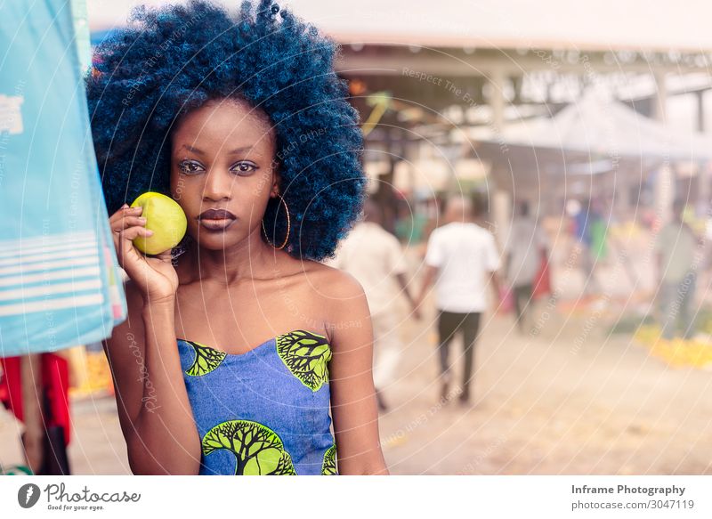 A GIRL WITH AN APPLE Human being Young woman Youth (Young adults) Friendship Life Hair and hairstyles Eyes 1 18 - 30 years Adults Art Artist Youth culture