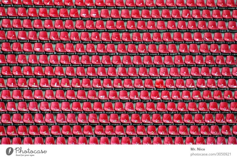 row 8 , place 23 Leisure and hobbies Stands Sporting Complex Sporting event Stadium Red Seating Row of seats Football stadium Audience Side by side