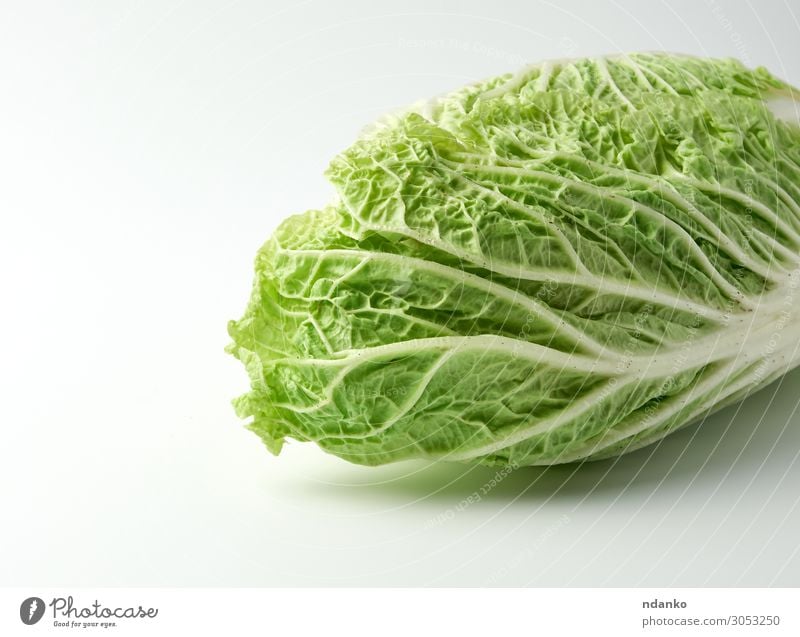 whole head of green Beijing cabbage Vegetable Fruit Nutrition Vegetarian diet Diet Kitchen Nature Plant Leaf Fresh Natural Green White chinese bok choy napa