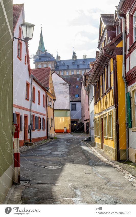 Bamberg in Upper Franconia House (Residential Structure) Culture Old town Pedestrian precinct Manmade structures Building Architecture Facade Street Historic