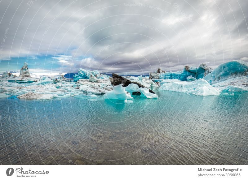 amazing iceberg formations at jokulsarlon glacial lagoon Beautiful Calm Tourism Winter Mountain Cinema Environment Landscape Climate change Park Glacier Volcano