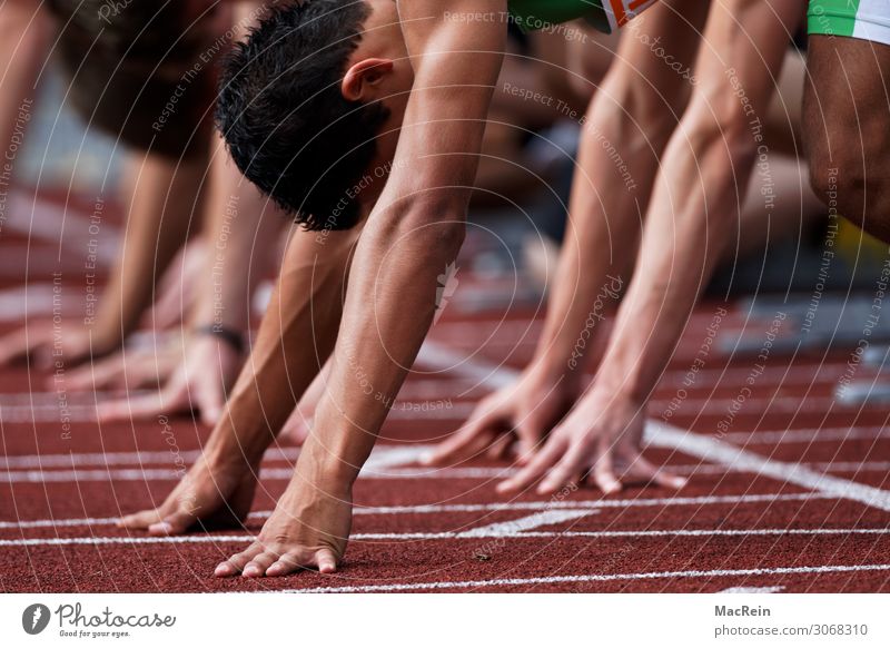 track and field foot red