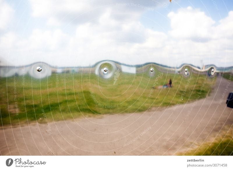 temple courtyard Berlin Airport Far-off places Airfield Sky Heaven Horizon Deserted Skyline Airport Berlin-Tempelhof Copy Space Clouds Trajectory Freedom Spring