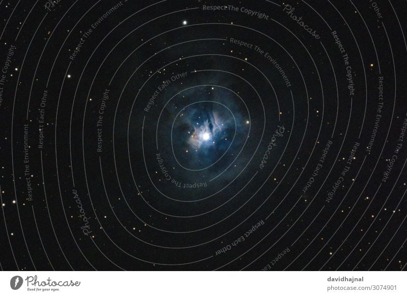 NGC 7023 Iris Nebula Telescope Technology Science & Research Advancement Future High-tech Astronomy Environment Nature Sky Sky only Cloudless sky Night sky