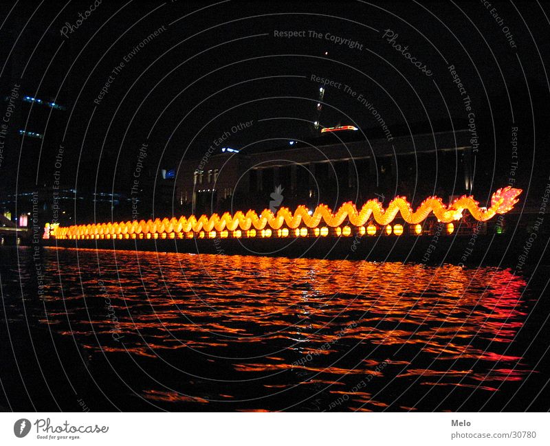 more singaporous Singapore Night Success river Dragon Lighting