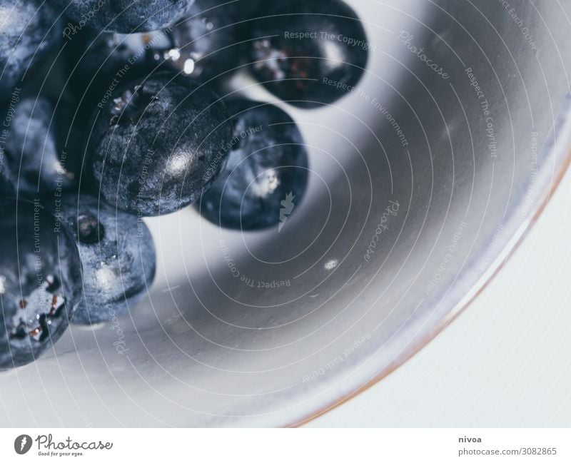 Detail of a bowl with blueberries Food Fruit Blueberry Nutrition Eating Breakfast Picnic Vegetarian diet Diet Bowl Healthy Eating Flat (apartment) Environment