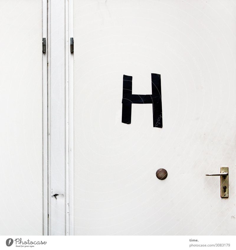 anticipation | muscle relaxation door Toilet LAVATORY H letter john door handle White Black local Personal Hygiene hygiene makeshift Clue Orientation men's loo