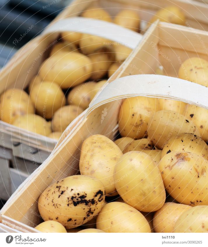 potatoes Vegetable Potatoes Nutrition Organic produce Vegetarian diet Packaging Wood Yellow White Autumn Thanksgiving Basket Chip basket Delicious Markets