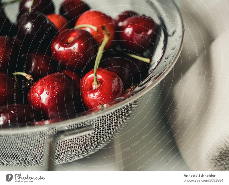 cherries Food Fruit Cherry Nutrition Bowl Healthy Healthy Eating Red Colour photo Interior shot Day