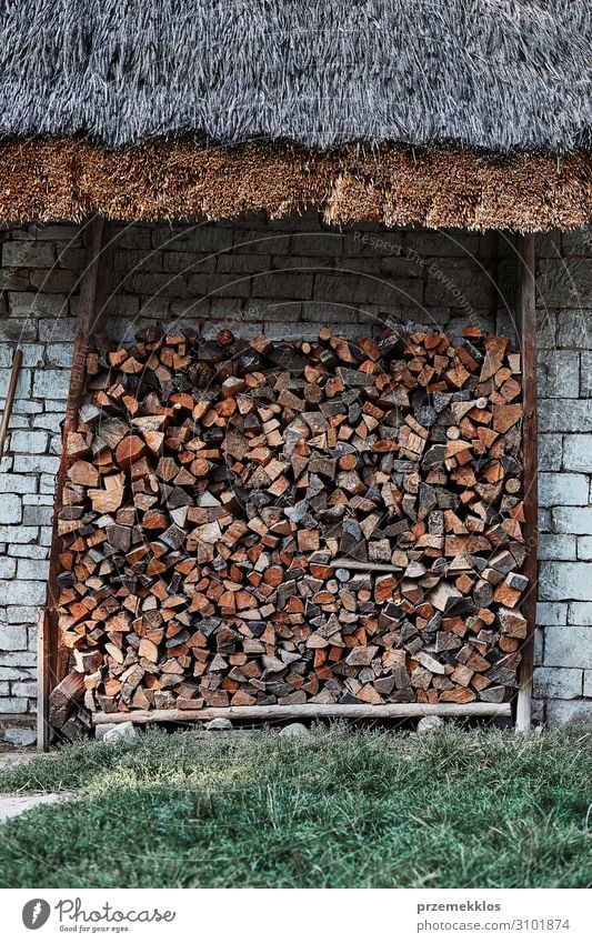 Stone discount firewood storage