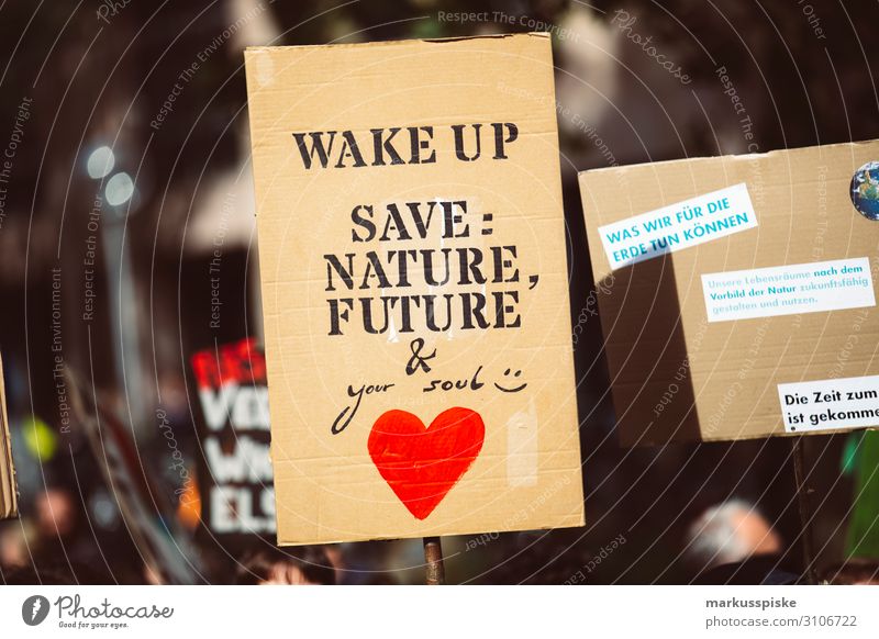 Wake up - save nature, future & your soul Child University & College student Disaster Peace Global Climate Mobilisation Global Climate Strike activist appeal