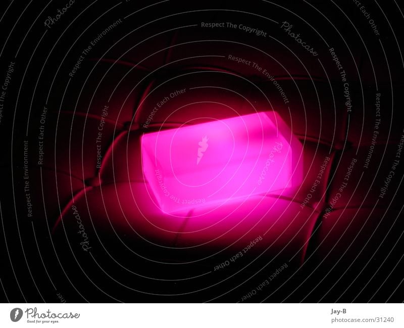 Cube Pink Light object Lava lamp Futurism Lamp Things cube futuristic