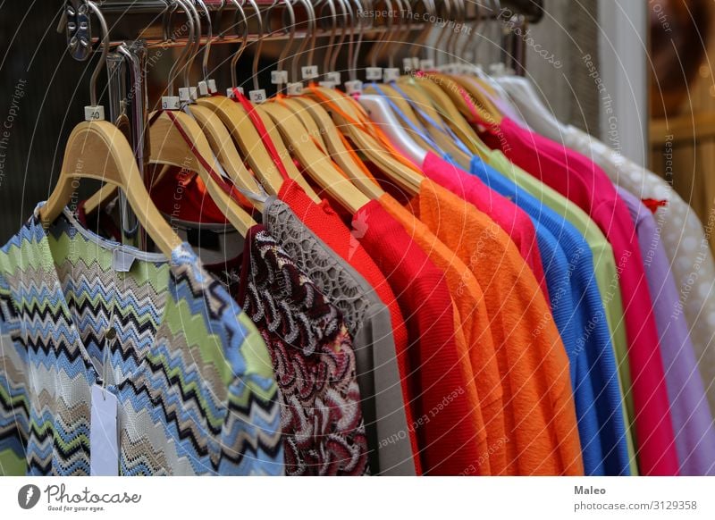 Clothes for sale in a shop. - a Royalty Free Stock Photo from