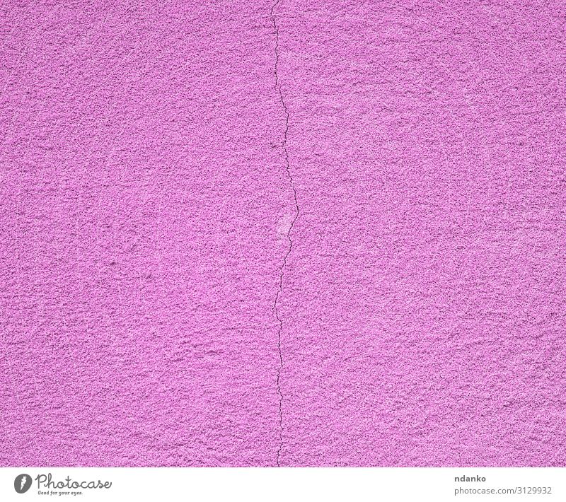 purple cement wall with a crack Design Building Architecture Stone Concrete Old Natural Retro Pink Colour Torn background Cement construction Crack & Rip & Tear