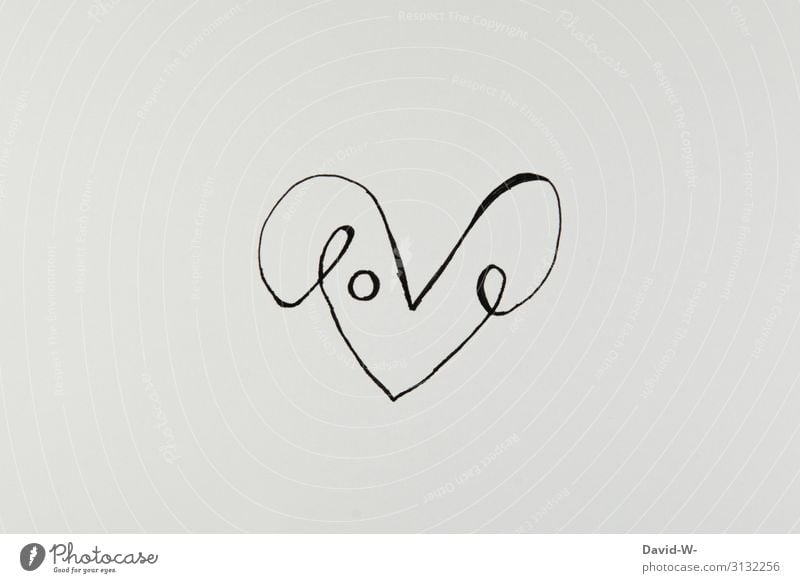 Love Heart Lettering Heart A Royalty Free Stock Photo From Photocase