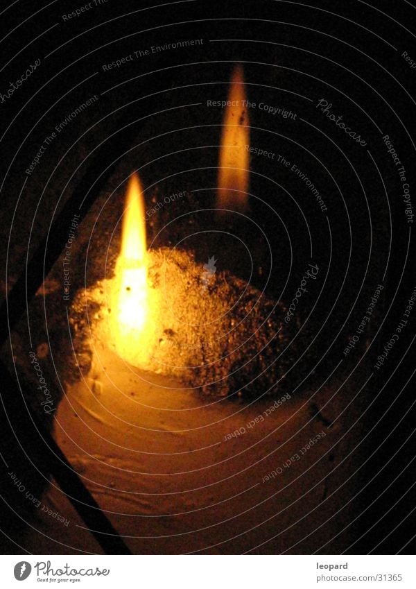 Candlelight 01 Dark Illuminate Burn Macro (Extreme close-up) Close-up Flame Medieval times Warmth Lampion