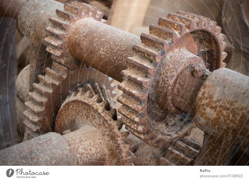 Detail of a historic gearbox. Lifestyle Design Leisure and hobbies Science & Research Work and employment Profession Workplace Factory Economy Agriculture