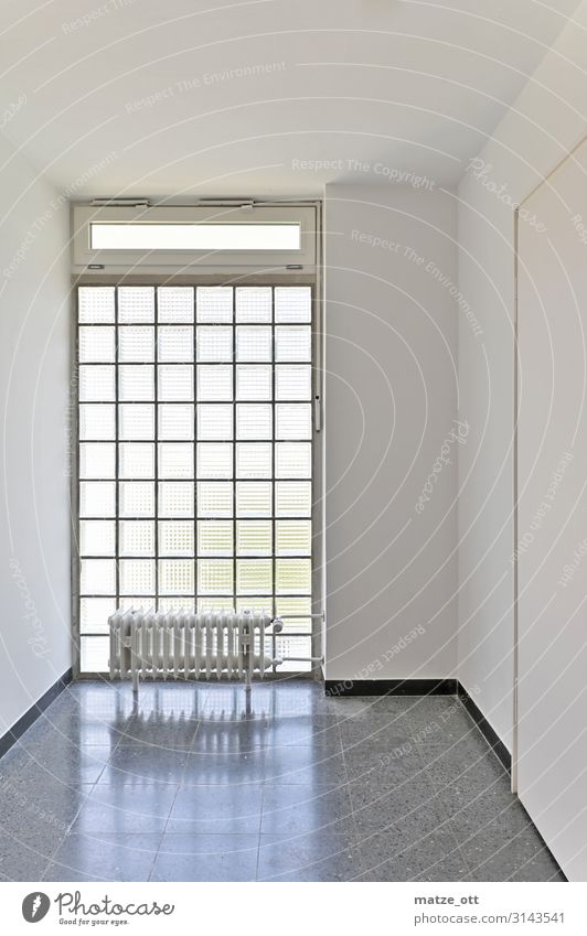 clean, bright and white House (Residential Structure) Detached house Wall (barrier) Wall (building) Door Simple Bright White Calm Design Cold Transparent