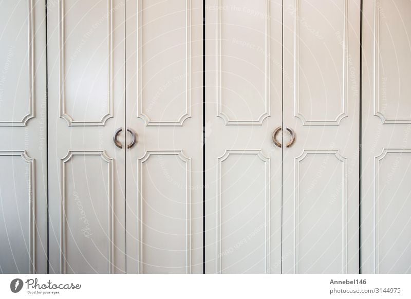 White Tall Cabinet Or Closet In A New House Stock Photo - Download Image  Now - Apartment, Architecture, Closet - iStock