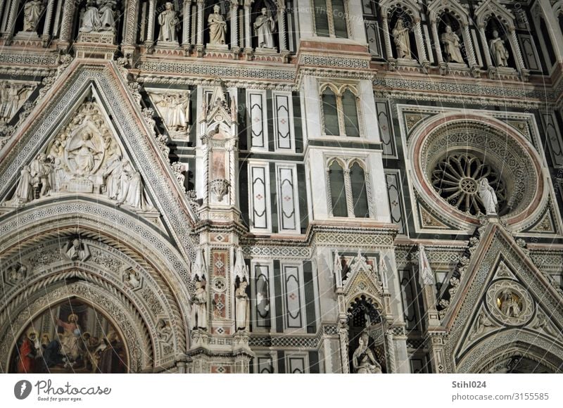 Cathedral Santa Maria del Fiore II Vacation & Travel Sightseeing City trip Work of art Sculpture Architecture Florence Italy Town Church Dome Facade Rosette