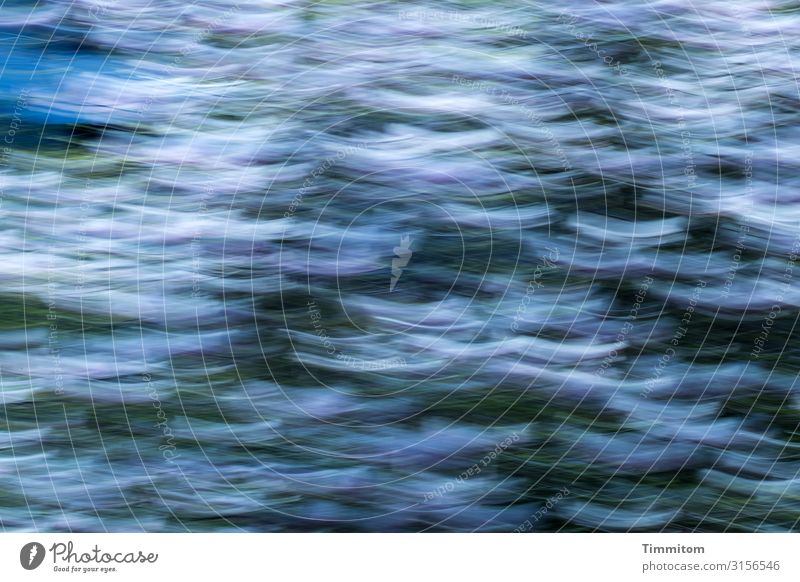 Little dreaming Movement Motion blur Blue green White Undulation Colour photo Deserted Exterior shot Day Multicoloured Esthetic Nature huts Sky Clouds