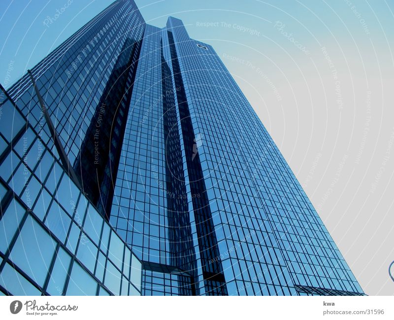 skyline / FRANKFURT Office building Architecture Work and employment Business