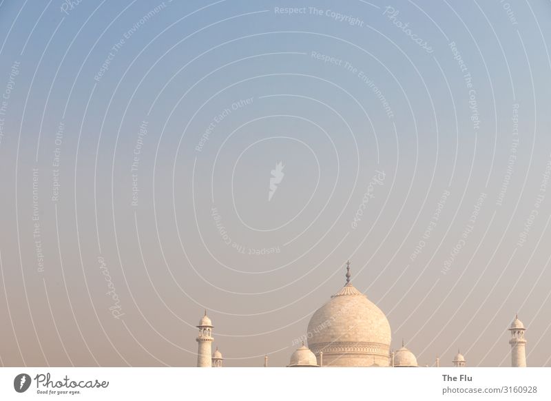 The sky over the Taj Mahal - a Royalty Free Stock Photo from Photocase