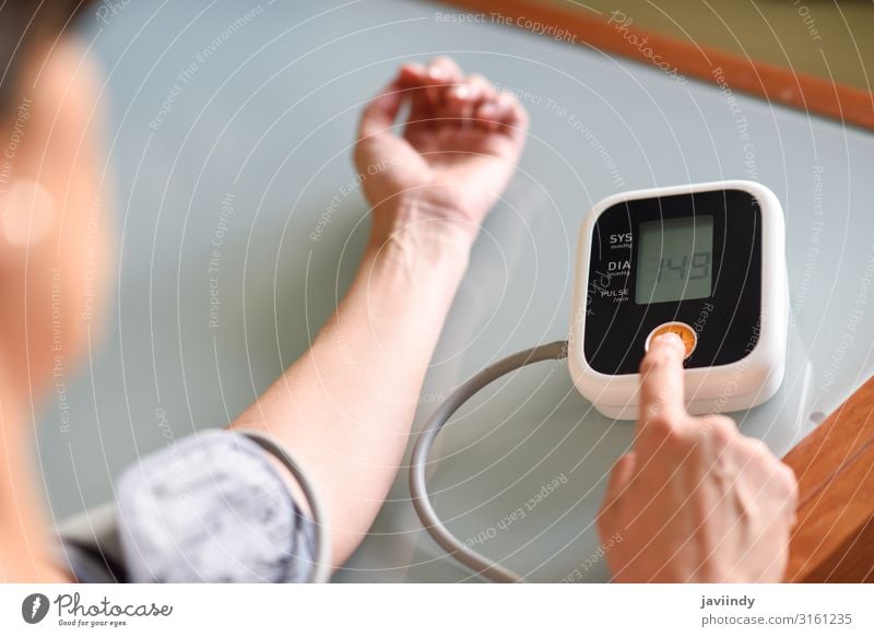 Apparatus for Measuring Blood Pressure Stock Image - Image of