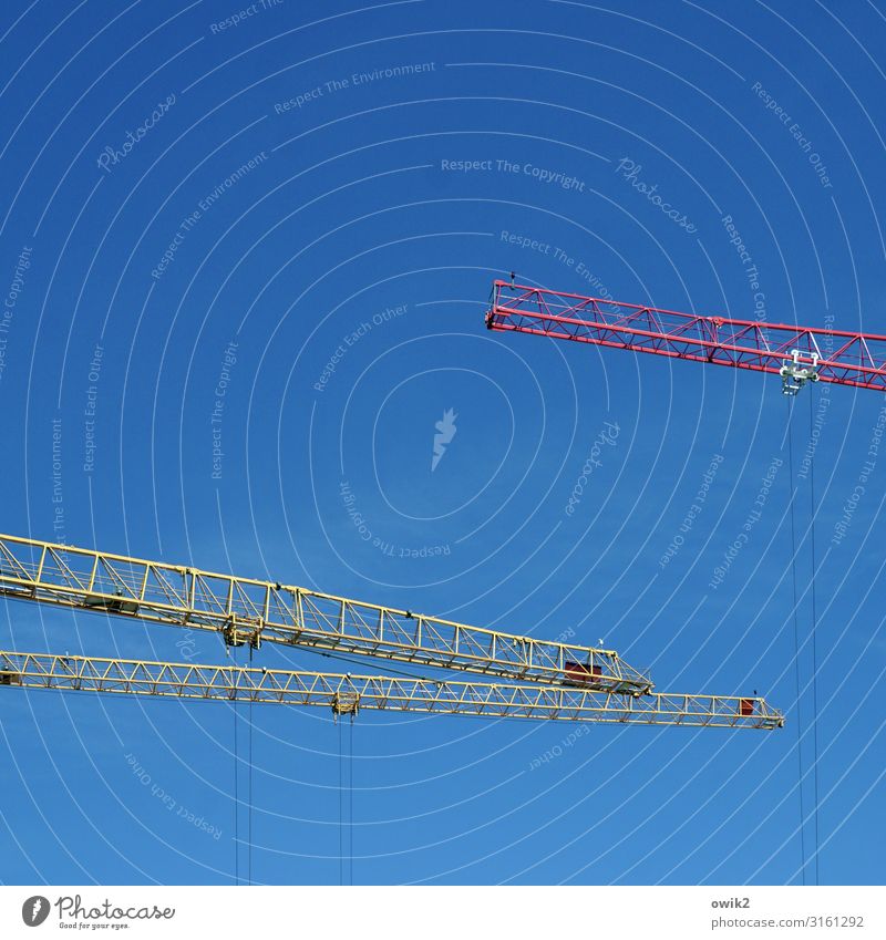 Let's go to the last battle. Work and employment Workplace Construction site Technology Crane Outrigger Cloudless sky Vienna Capital city Downtown Carrying Free