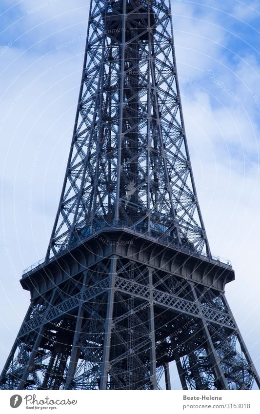 Flying high 7: Parisian landmarks Tall Skyward Landmark Eiffel Tower Tourist Attraction Steel Historic Manmade structures