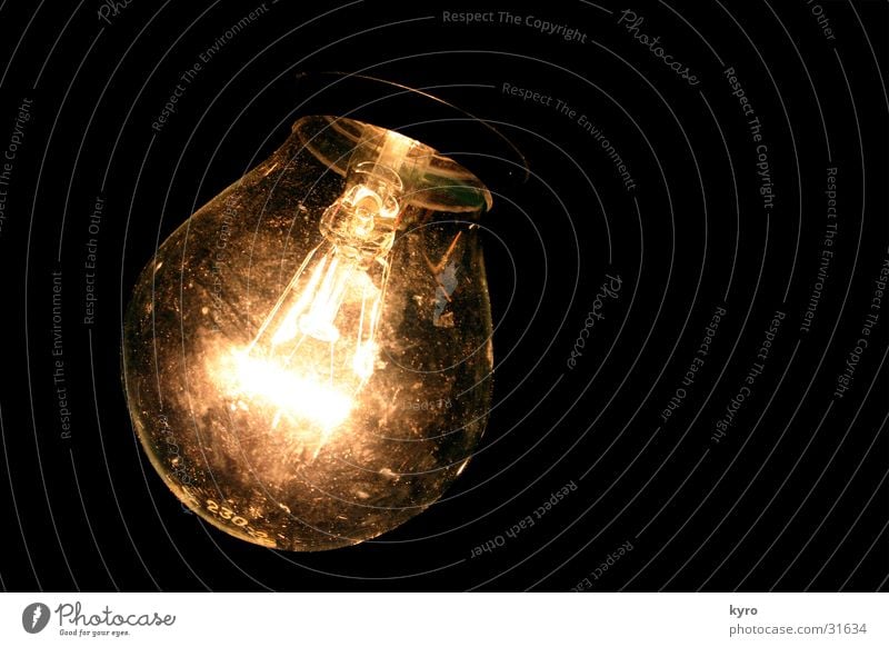 and see ... Electric bulb Lamp Light Wire Filament Electricity Electrical equipment Technology Light (Natural Phenomenon) Osram Glass Transparent Bracket