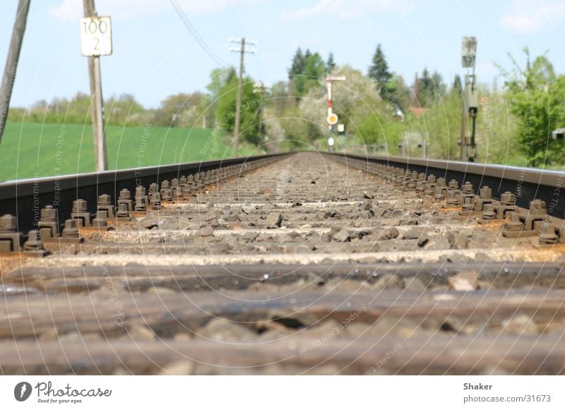 railroad Railroad tracks Transport railway line