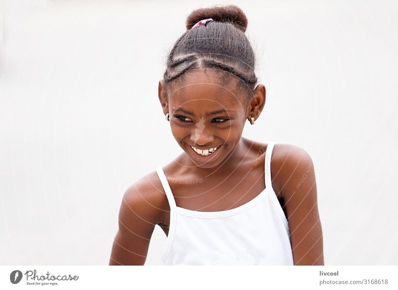 smiling girl , havana - cuba Lifestyle Style Beautiful Playing Vacation & Travel Trip Island Child School Schoolyard Human being Feminine Girl Infancy Skin Head
