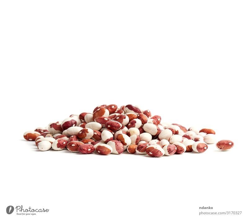 bunch of raw white-red beans Vegetable Fruit Nutrition Vegetarian diet Nature Small Natural Brown Red White Beans Raw food healthy Organic Ingredients