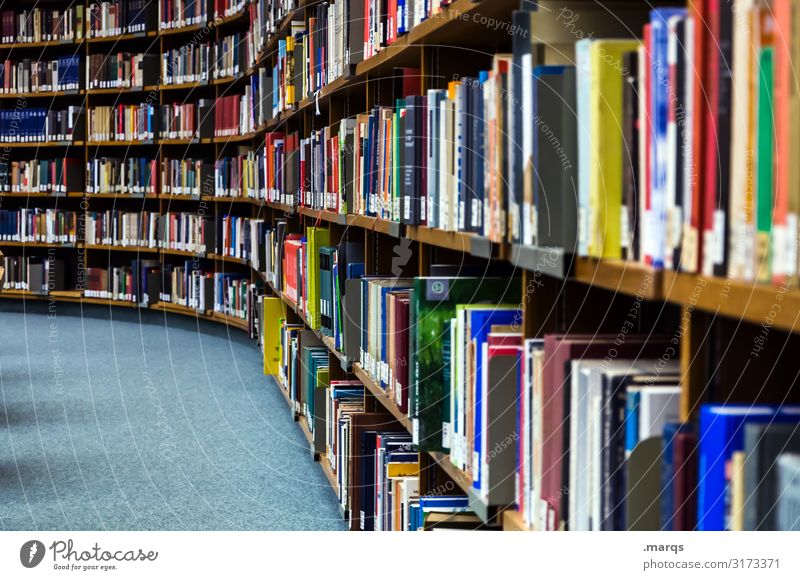 library Education Adult Education Academic studies Study Library Book Reading Many Colour photo Interior shot Deserted Know Literature School Information