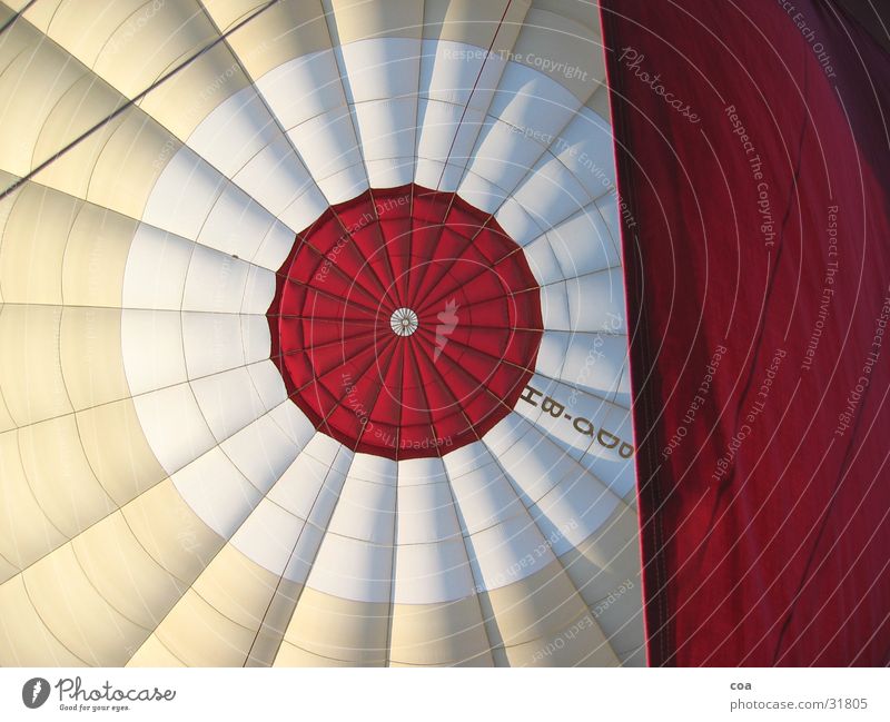 hot air balloon Hot Air Balloon Airplane Red Cloth Round Geometry Flying sports Circle Purple Husk Rope Room Middle Aviation Sheath Structures and shapes