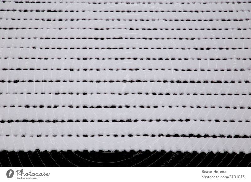 Exemplary 4 Pattern structure Snow black-white Abstract Detail Structures and shapes Exterior shot Close-up