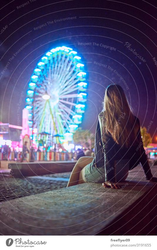 ferris wheel wallpaper at night