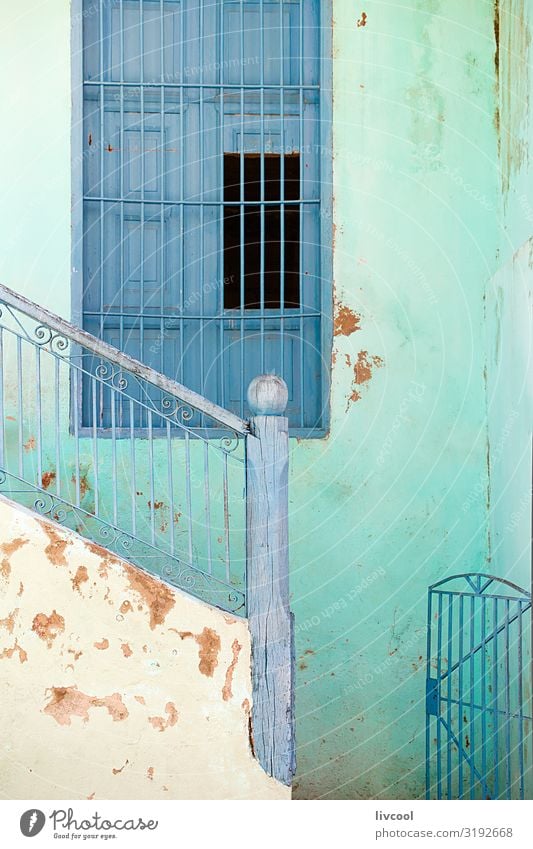 blue window II , santiago de cuba - cuba Lifestyle Vacation & Travel Tourism Trip Island House (Residential Structure) Decoration Art Town Populated Building