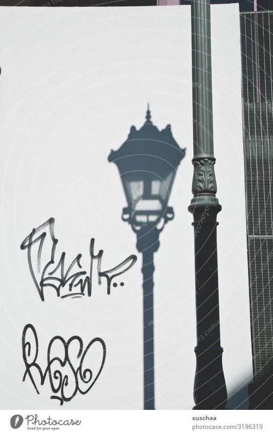 street lamp post drawing