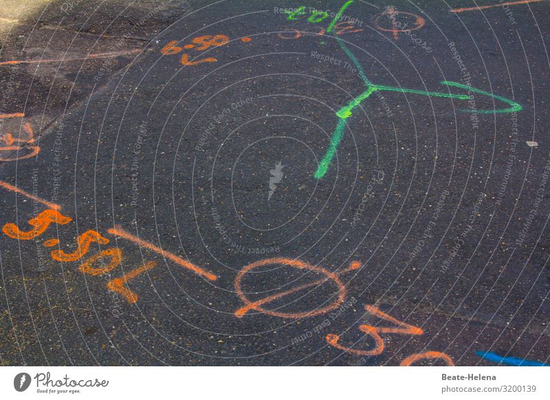 Painting 6 Street painting Calculation Mathematics sketch planning