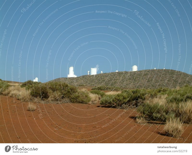 observatory Tenerife Europe Desert Sky Mars