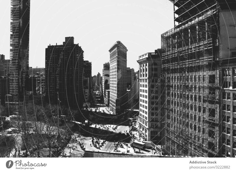 Streets Of New York In Black And White A Royalty Free Stock Photo From Photocase