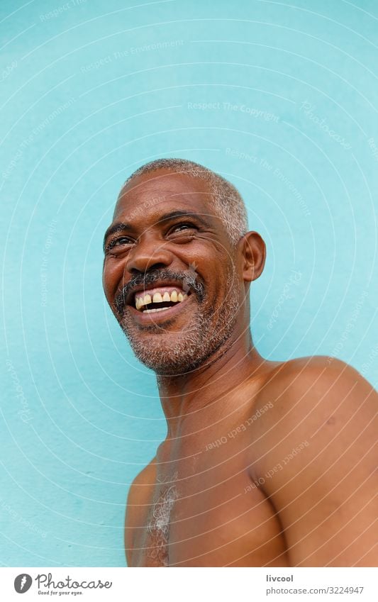 mature cuban in front of a blue wall , trinidad - cuba Lifestyle Happy Island Human being Masculine Man Adults Body Skin Head Face Eyes Ear Nose Mouth Lips