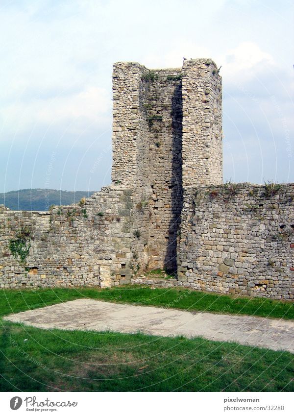 wall Wall (barrier) Architecture Stone Vantage point Tower