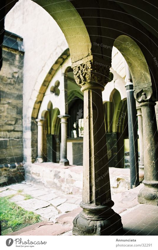 monasteries House of worship Monastery Arcade Medieval times Column Religion and faith Architecture